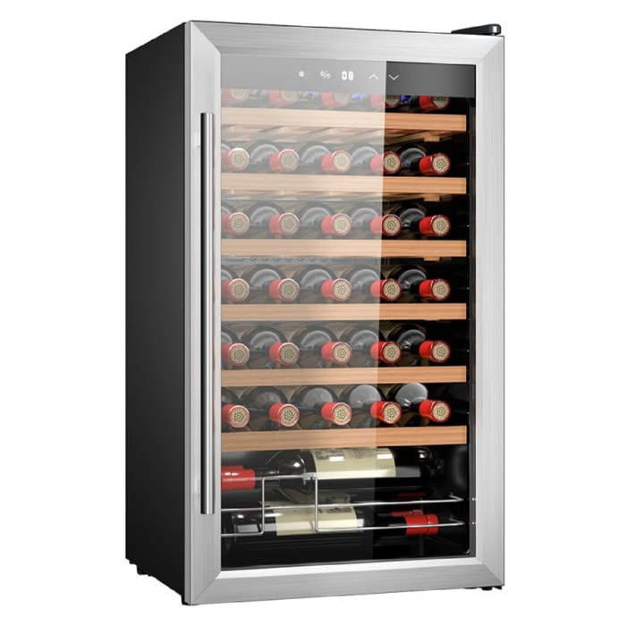 Cecotec Cave à vin Bolero GrandSommelier 34030 Inox Compressor