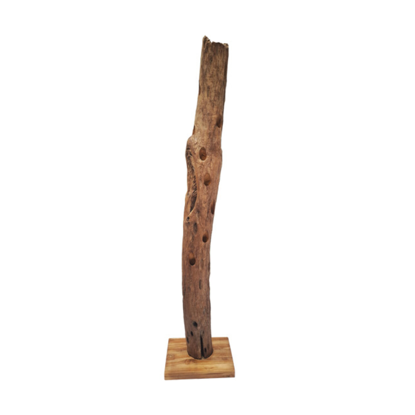 Range bouteille de vin en bois de teck H.180cm - KOOR