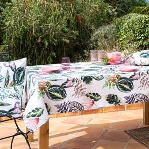 Nappe enduite anti-taches en coton TROPALM - plusieurs tailles disponibles -
