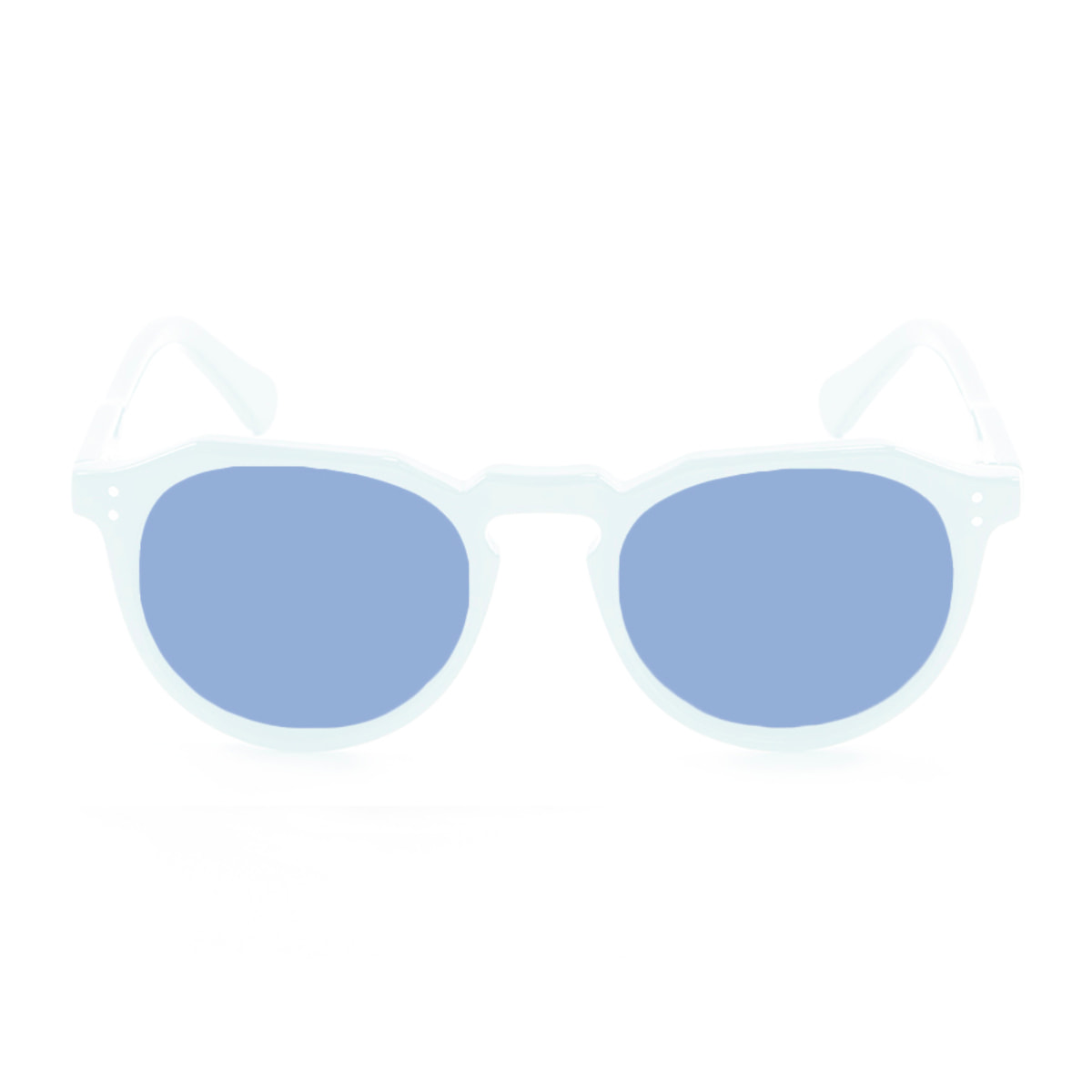 Gafas de sol OCEAN CYCLOPS - Luz azul transparente esmerilada / Revo azul
