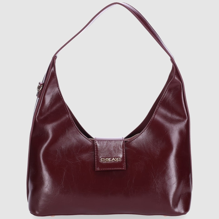 Bolso - Burdeos - Medida: 34 cm x 30 cm x 10 cm
