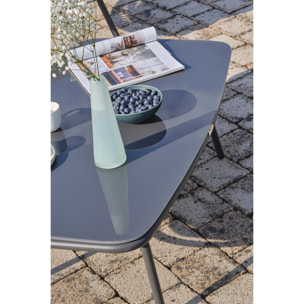 TULUM - Salon de jardin 4 places en résine tressée