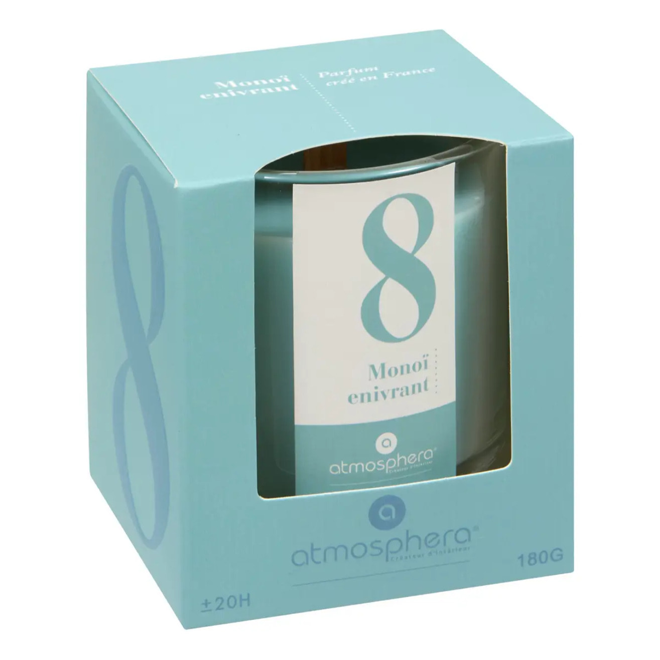 Bougie parfumée 180g Numia Monoï enivrant