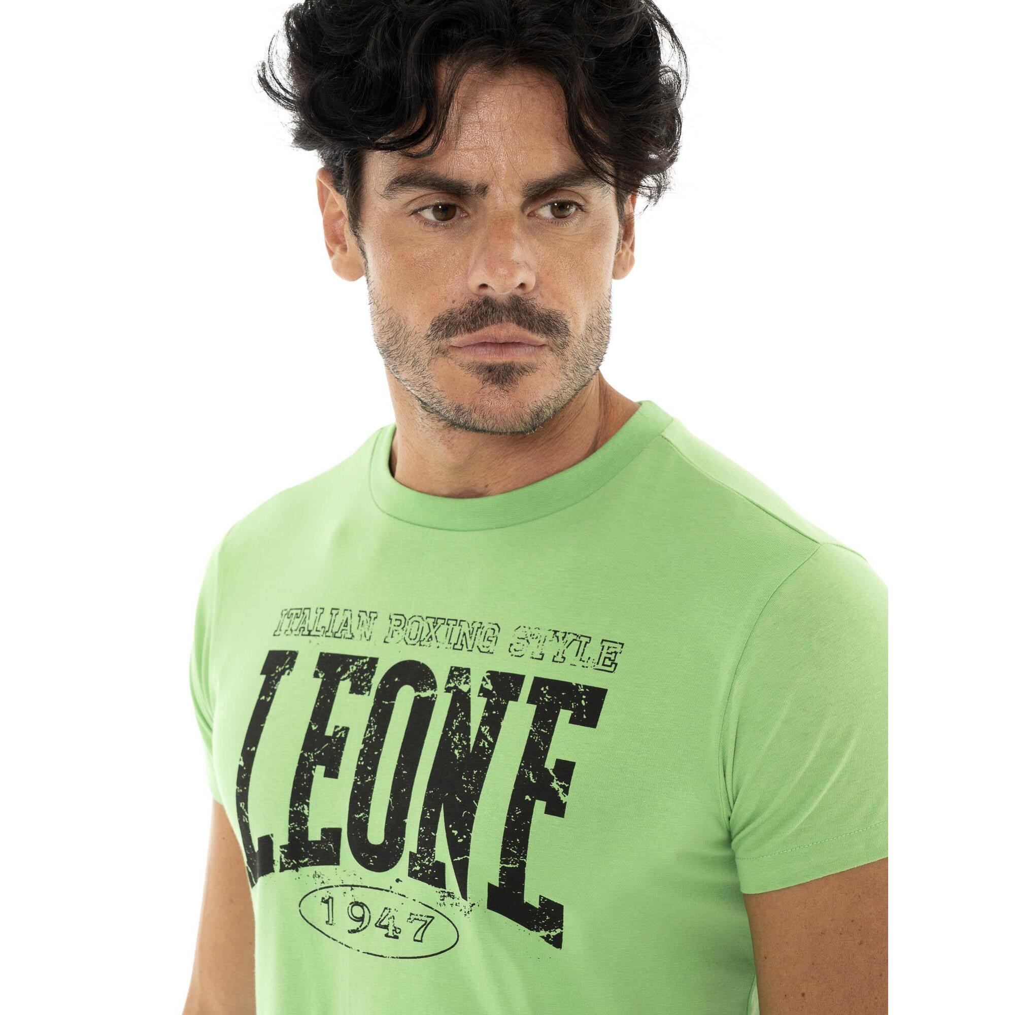 Camiseta de hombre Leone Boxing Legend de algodón elástico