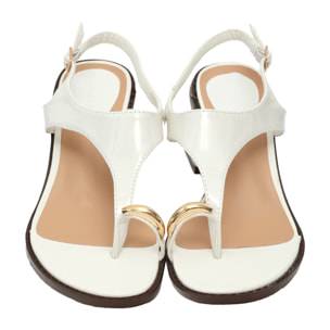 Sandali infradito con accessorio - tacco 6,5 cm