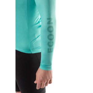 Maglia a maniche lunghe da uomo ECOON Tourmalet color turchese