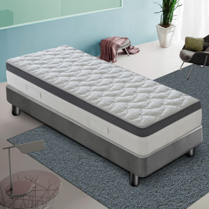 Materasso 90x200 800 molle insacchettate e Memory Foam - Alto 28 cm - 7 cm Memory Foam - 9 Zone di Comfort