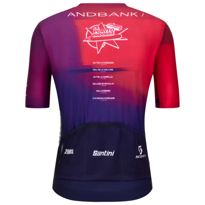 La Purito Andorra – Maillot De Manga Corta - Print - Unisex
