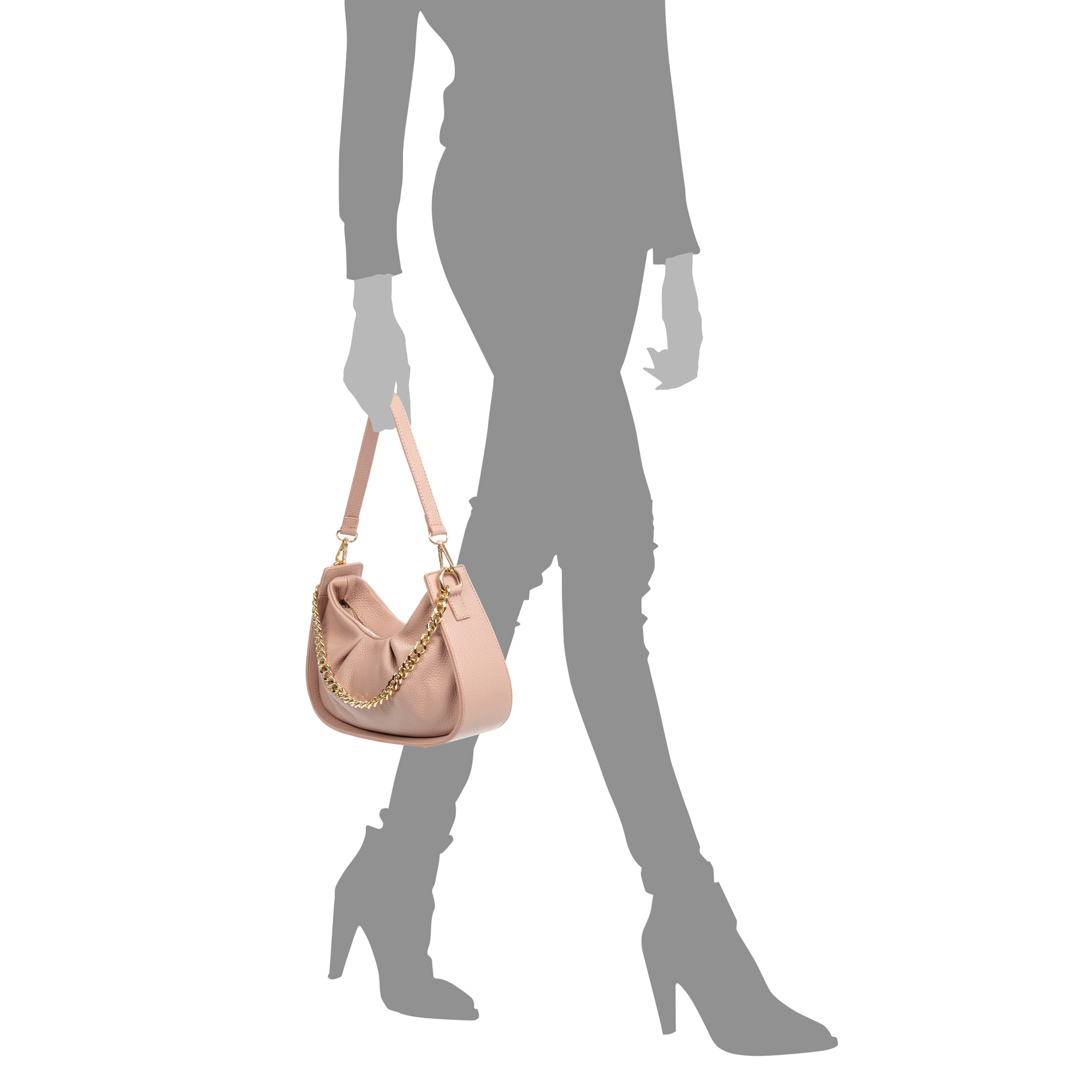 Borsa a tracolla Arnasco donna. Vera pelle Dollaro.