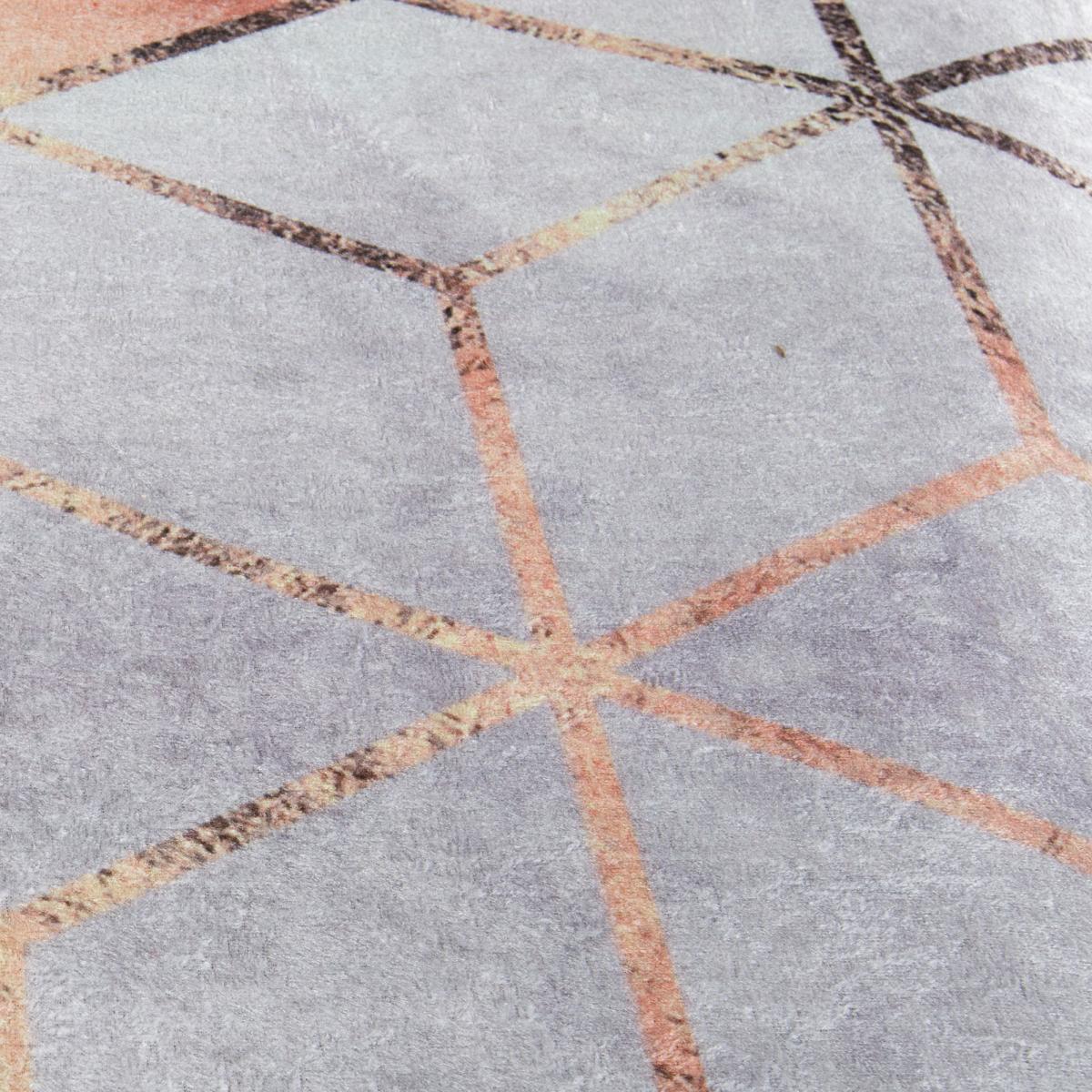 Tapis salon RUCHE facile d'entretien