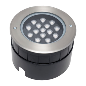 Forlight Incasso empotrable de suelo exterior con led blanco cálido 3000K en inoxidable