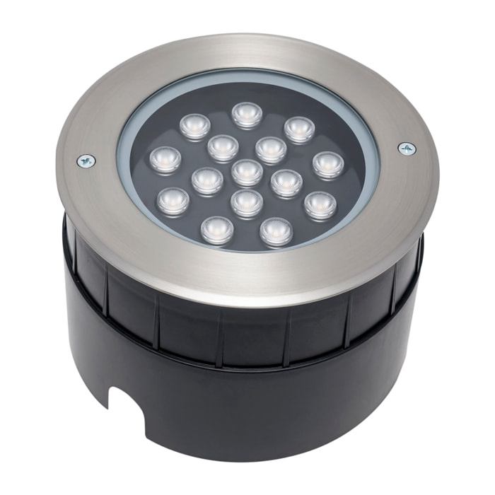 Forlight Incasso empotrable de suelo exterior con led blanco cálido 3000K en inoxidable