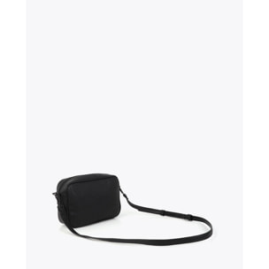 borsa a tracolla trapuntata nera