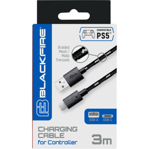 Cable Usb Type C 3M Blackfire Mando Ps5