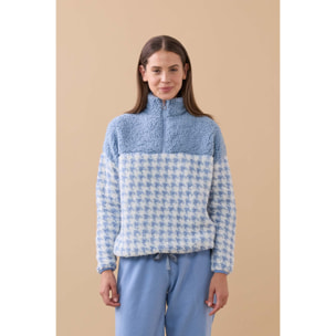 Pigiama donna pullina in eco pelliccia con zip Noidinotte