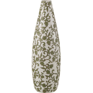 J-Line vase Yezi - porcelaine - vert/blanc