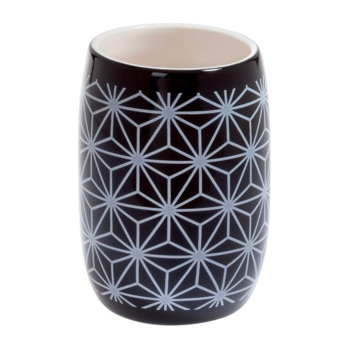 Gobelet Céramique STAR Noir Spirella