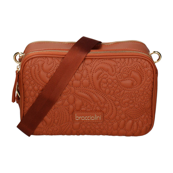 Borsa a tracolla da donna Textile Polyurethane 25x17x8 cm