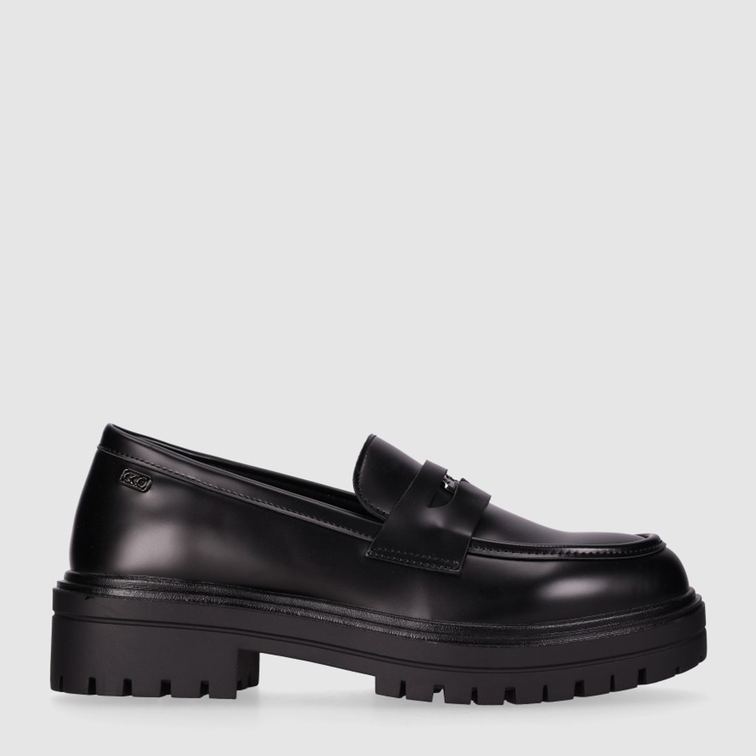 Zapatos de Piel Sintética - Negro - Tacón: Bajo