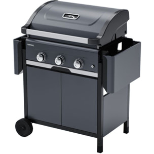 Barbecue gaz CAMPINGAZ SELECT 3 LX PLUS noir 3 brûleurs sur chariot, 62.5x40 cm