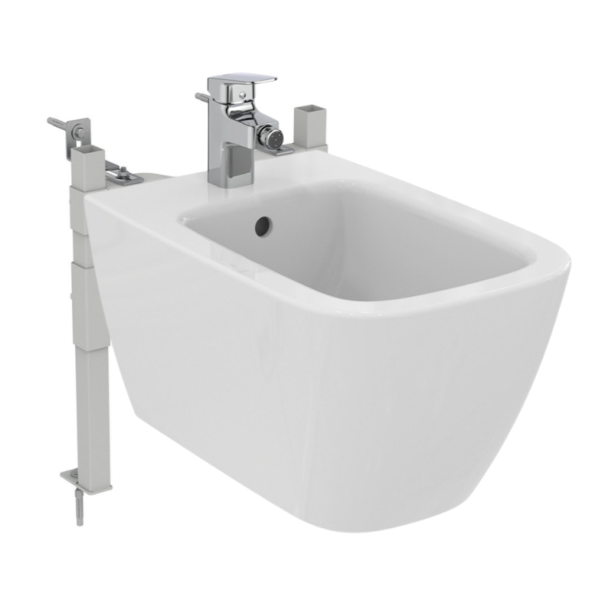 Pack bidet suspendu i.Life B + Bâti-support sol et mur IDEAL STANDARD