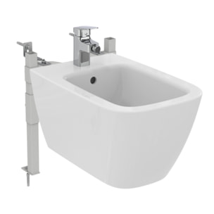 Pack bidet suspendu i.Life B + Bâti-support sol et mur IDEAL STANDARD