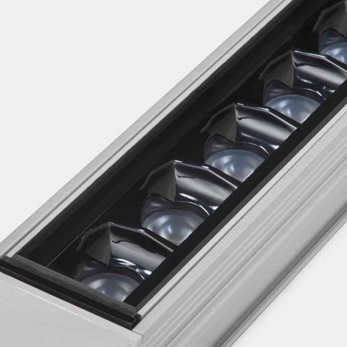 LEDS C4 Sistema Lineal IP65-IP67 Taglio Optics Recessed 504mm LED 19 Blanco Neutro - 4000K para Interior de Techo en Oficina, Salón