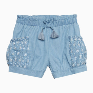 Shorts con ricami e nappe CONBIPEL