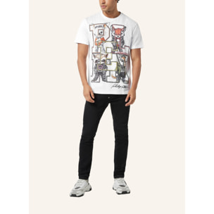 PHILIPP PLEIN T-shirt girocollo a maniche corte COLLEGE
