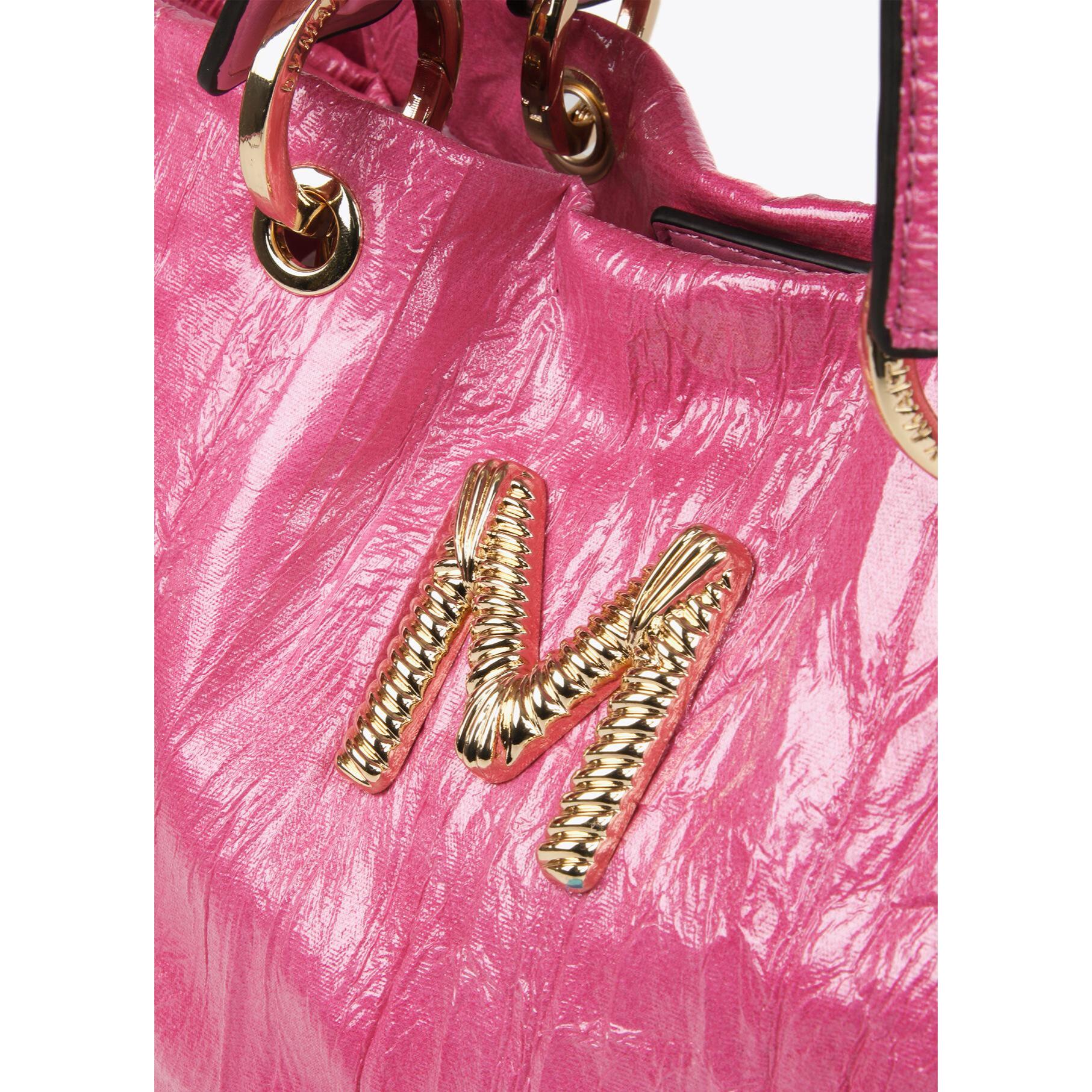 Borsa a tracolla effetto pelle texture