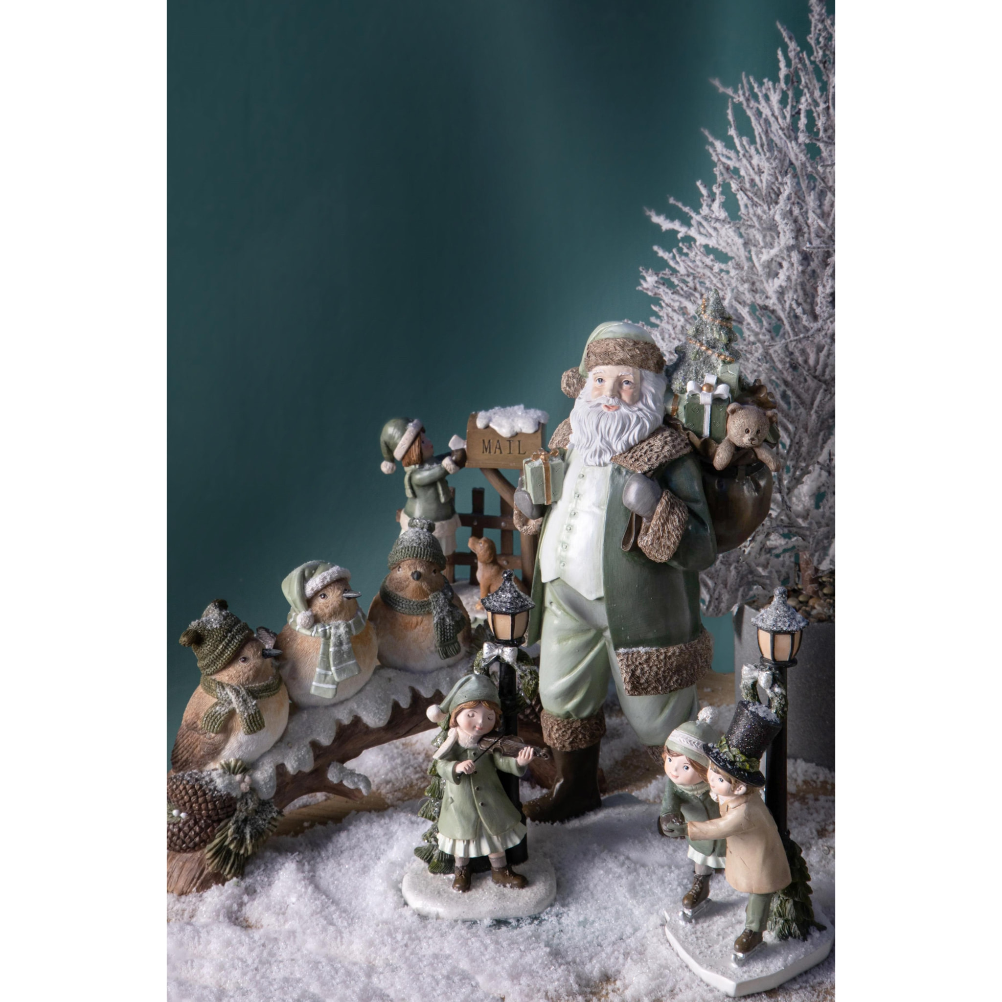 Babbo natale con sacco - Pezzi 1 - VERDE - Bianchi Dino SpA