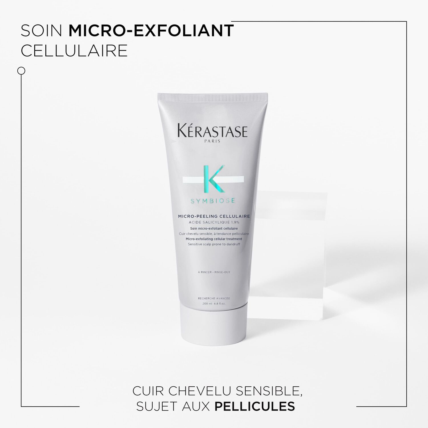 Symbiose - Soin micro-exfoliant cellulaire pour cuir chevelu sensible 200 ml