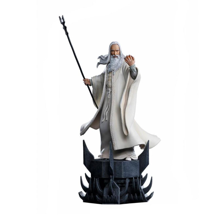 Il Signore Degli Anelli Statua Saruman Scala 1/10 29 Cm Iron Studios