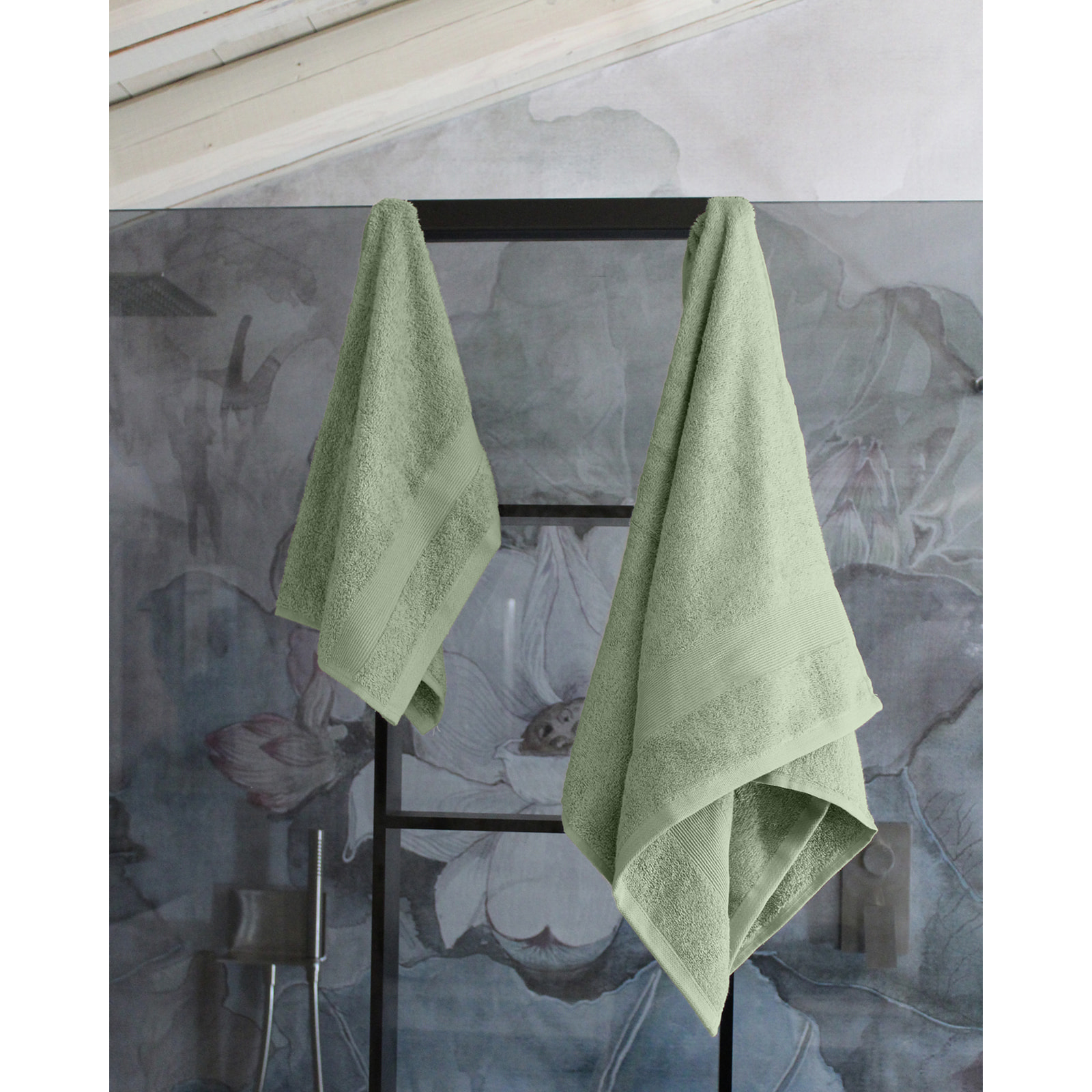 Set Spugna Viso + Ospite