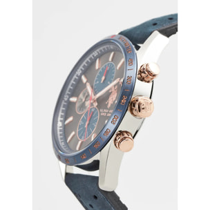 Cronografo U.S. Polo Assn. In pelle