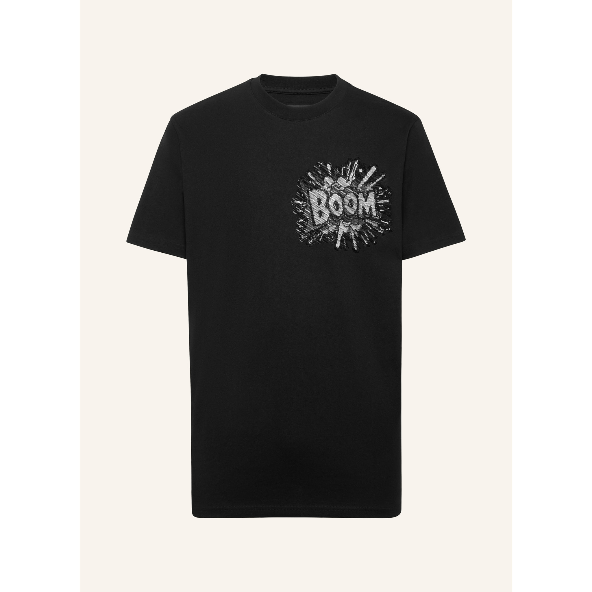 PHILIPP PLEIN Camiseta de cuello redondo y manga corta