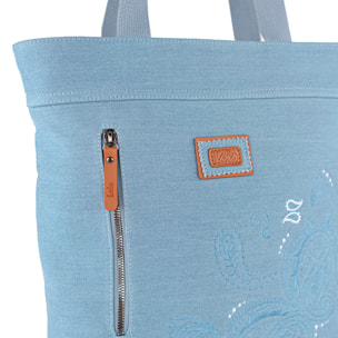 Bolso Shopper-Tote Lois Cincinnati Azul