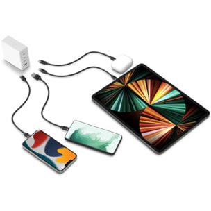 Chargeur MOPHIE 120W GaN 4 en 1 Blanc