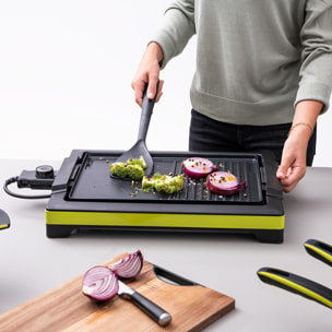 Plancha grill xtra de 2000w de 37x24,5cm antideslizante