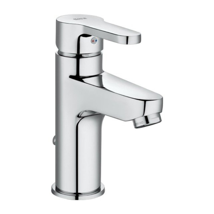 Arola mitigeur de lavabo à levier avec bonde, chrome brillant (A5A306AC0K)
