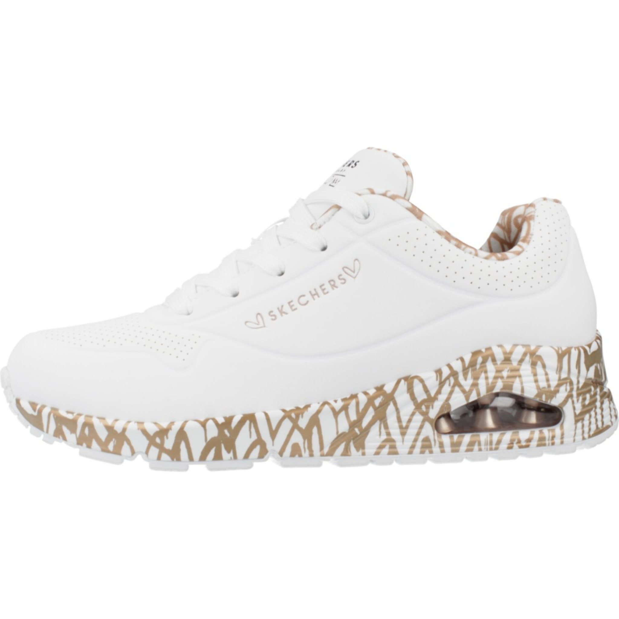 Sneakers De  Mujer Uno - Loving Love Blanco