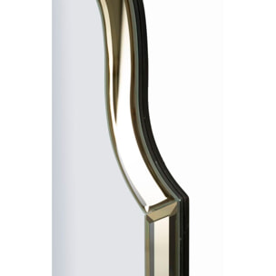 SPECCHIO DA MURO ISTANBUL ORO CM 60X1X90 (MISURA SPECCHIO CM 54X84,5)