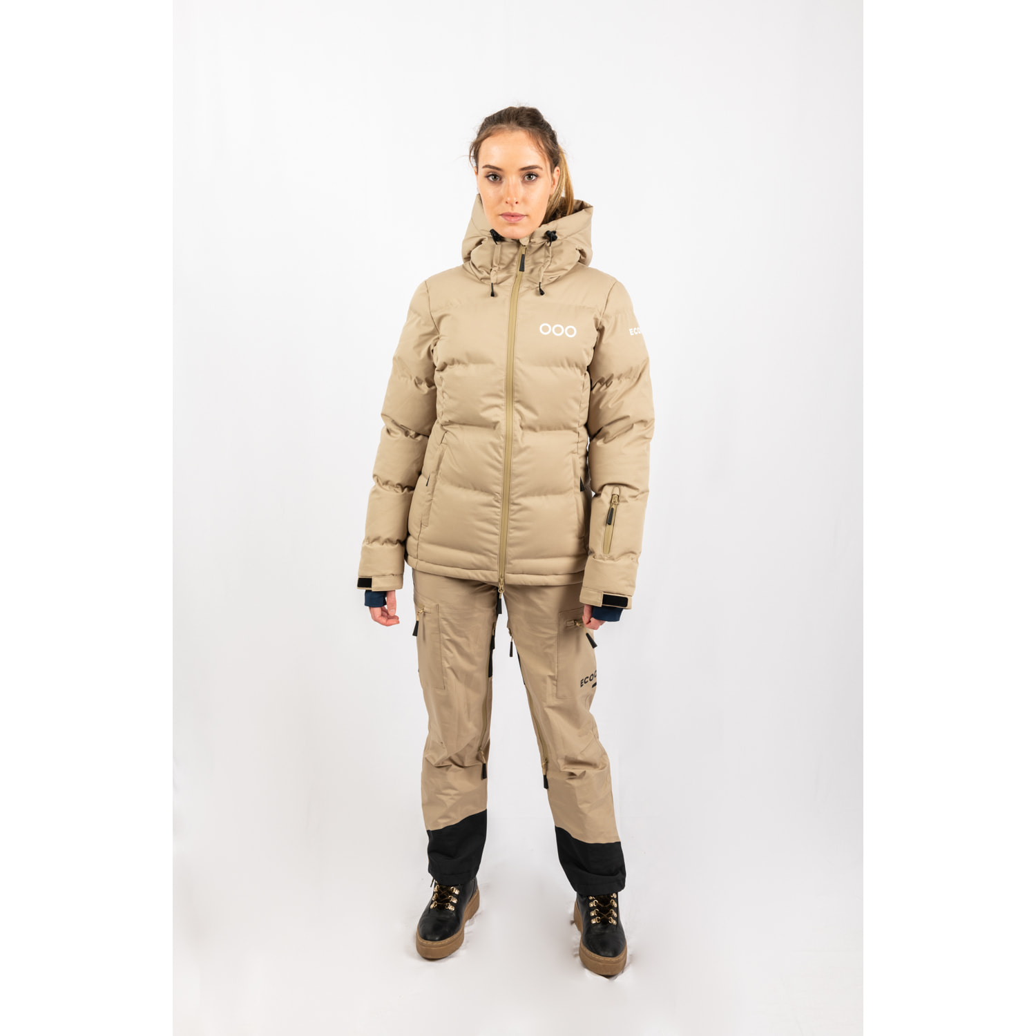 Pantalones ECOExplorer Pants Women dela marca ECOON - Beige