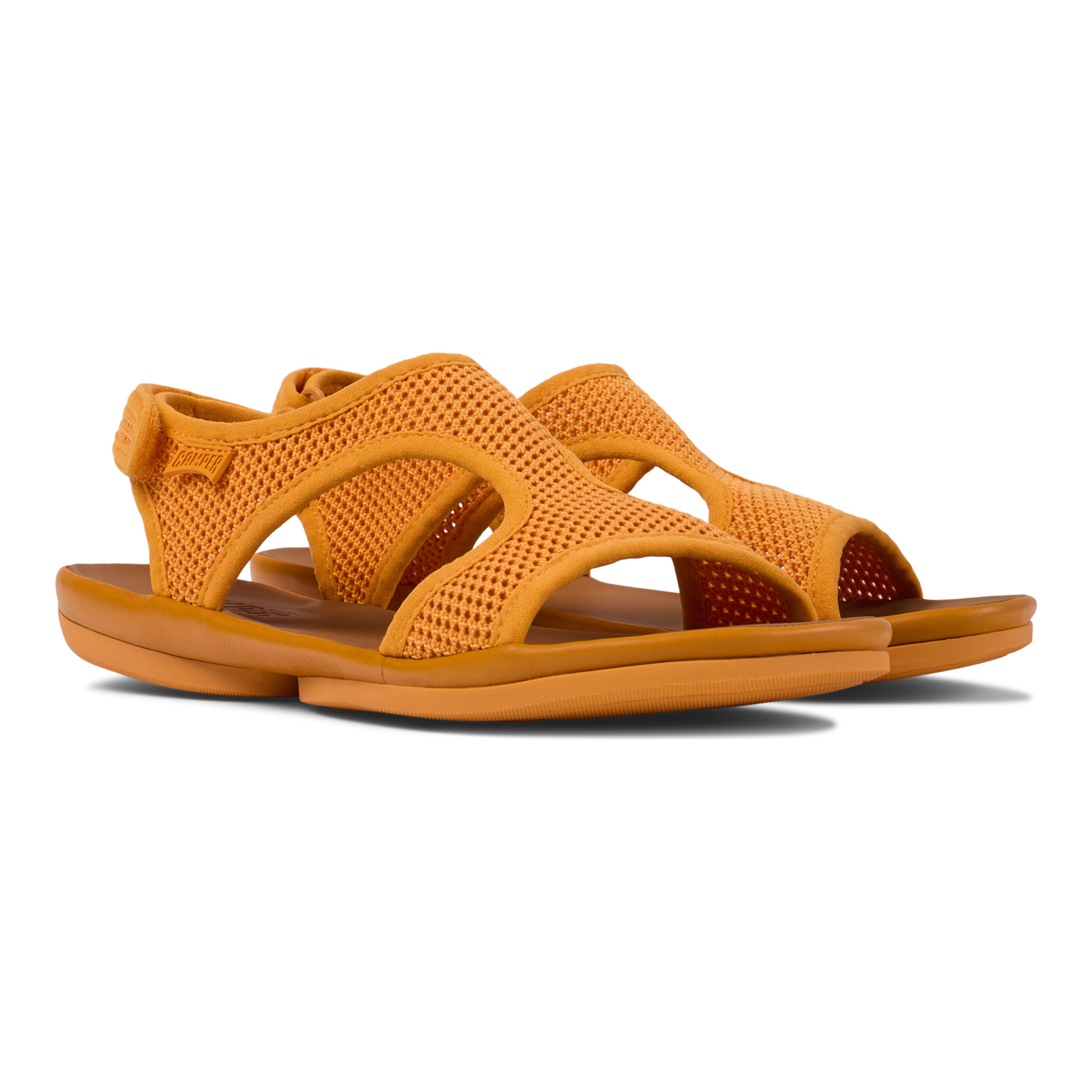 Sandalias - CAMPER Right Nina - Naranja - Textil técnico (poliéster reciclado)