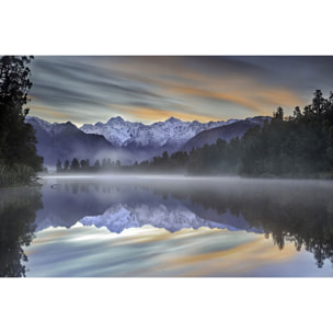 Tableau matin enneigé Tableau alu Dibond