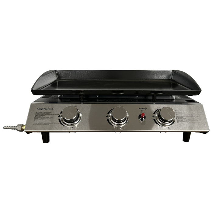 Plancha au gaz SÉVILLE - 3 brûleurs 7,5kW