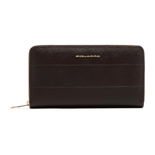 Piquadro Portafogli donna grande zip-around