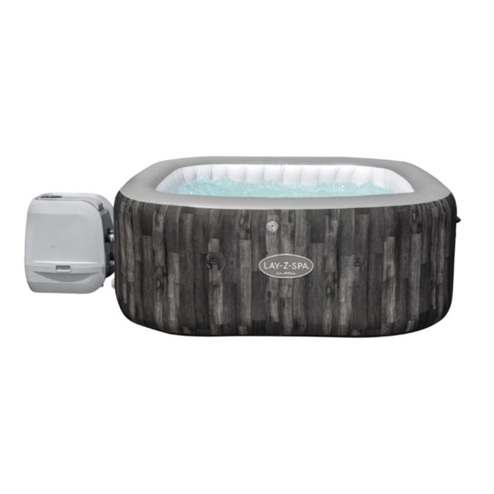 Bestway Spa gonflable carré Lay-Z-Spa Majorca HydroJet Pro 4-6 personnes
