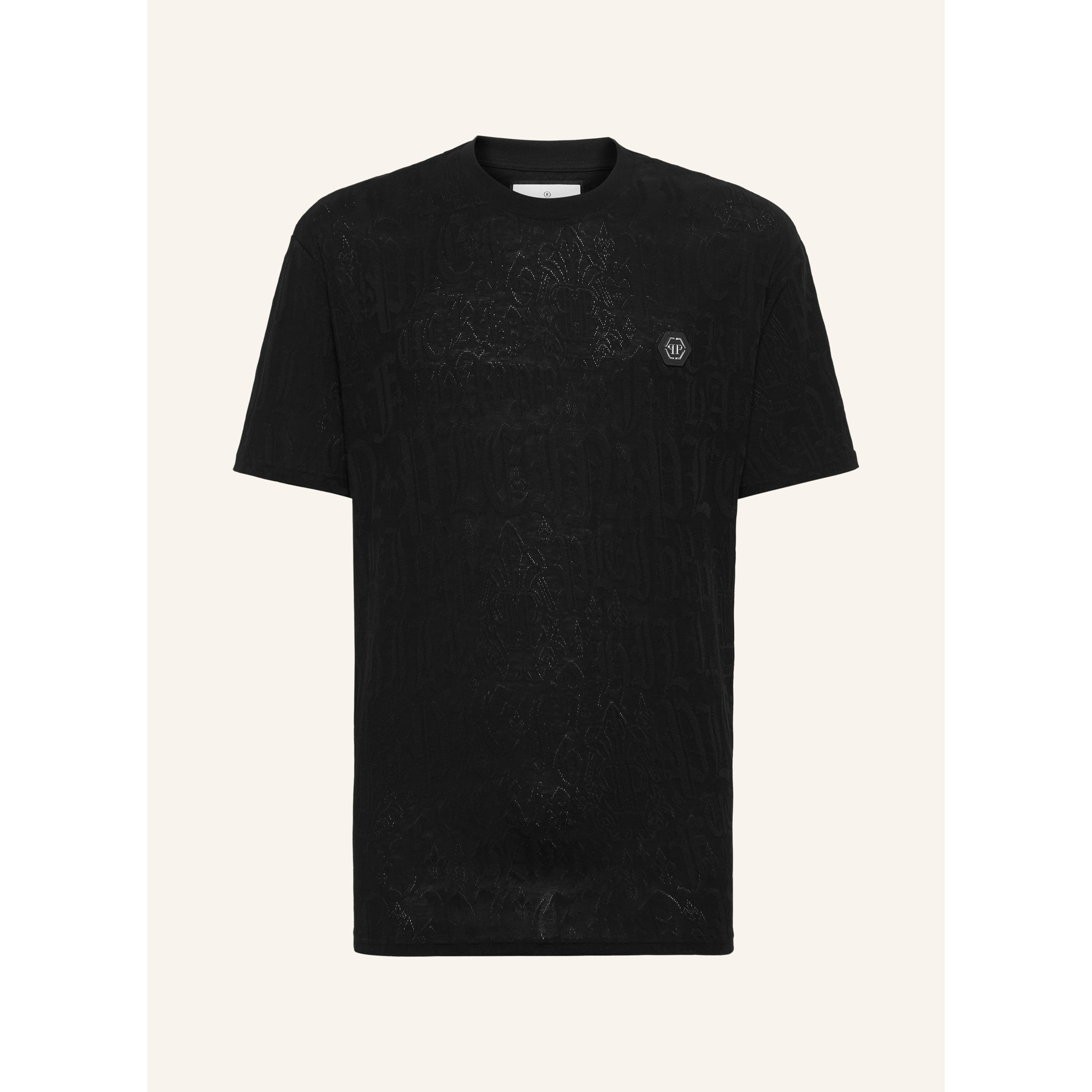 PHILIPP PLEIN T-Shirt Round Neck MONOGRAM
