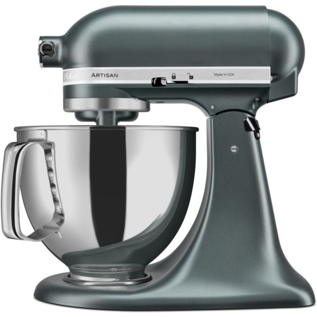 Robot pâtissier KITCHENAID 5KSM175PSEJP genévrier, 4,8 L, bol avec poignée + bol 3 L, batteur souple et couvercle